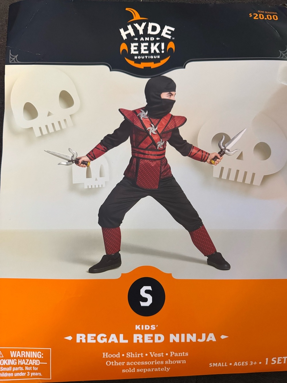 Target Red and Black Ninja Costume